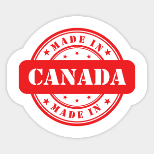 Made in Canada Sticker